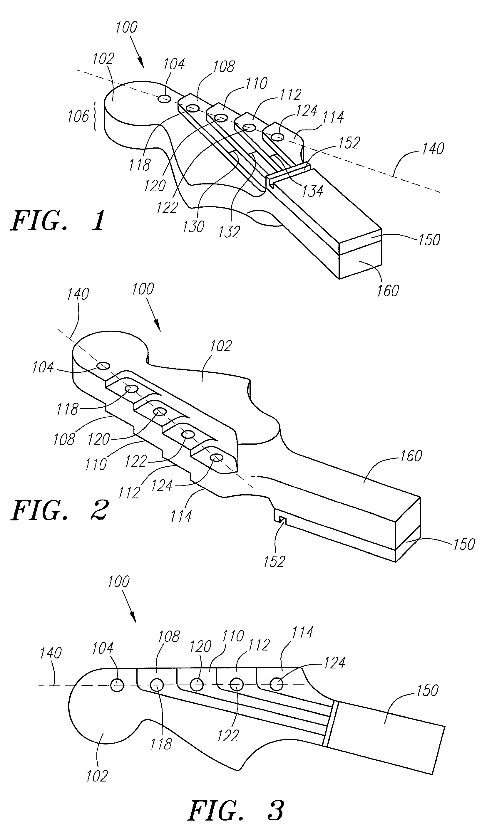 Multi-planar headstock for stringed musical instruments