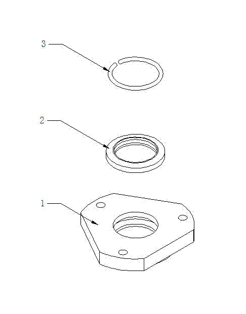 Leakage-proof end cover of rotating shaft