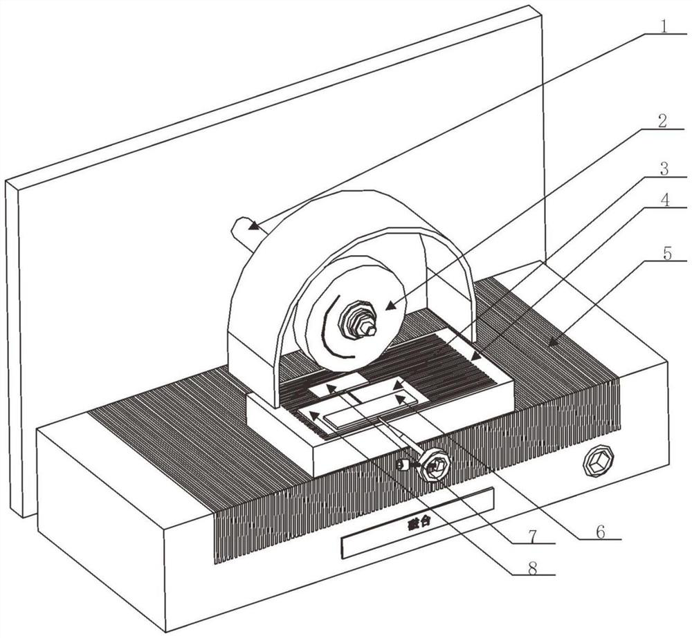 Flat suction machining method for circular PIN part