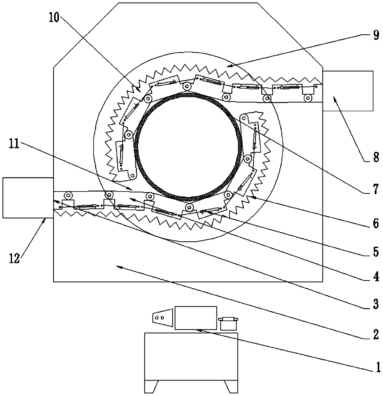 Flexible mechanical arm holding device