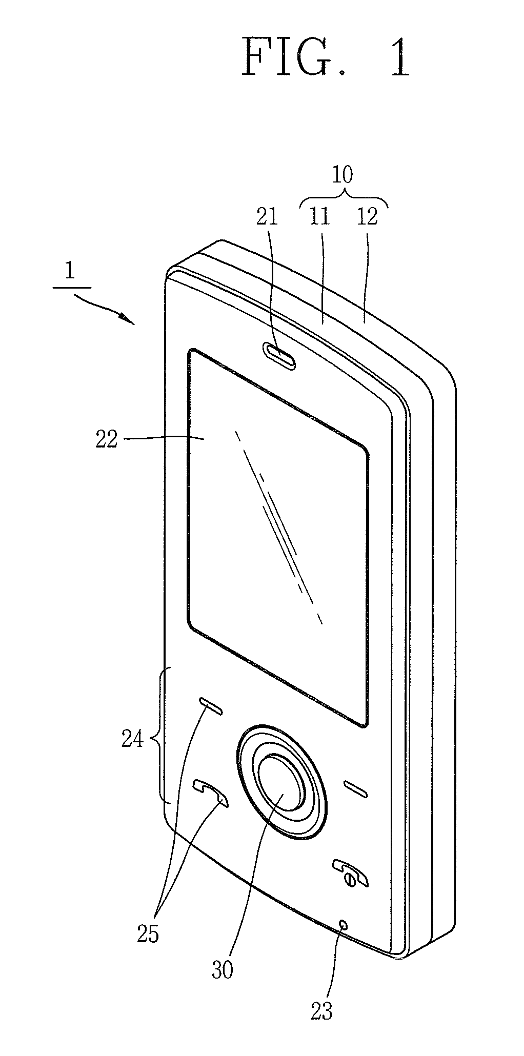 Input device and portable terminal having the same