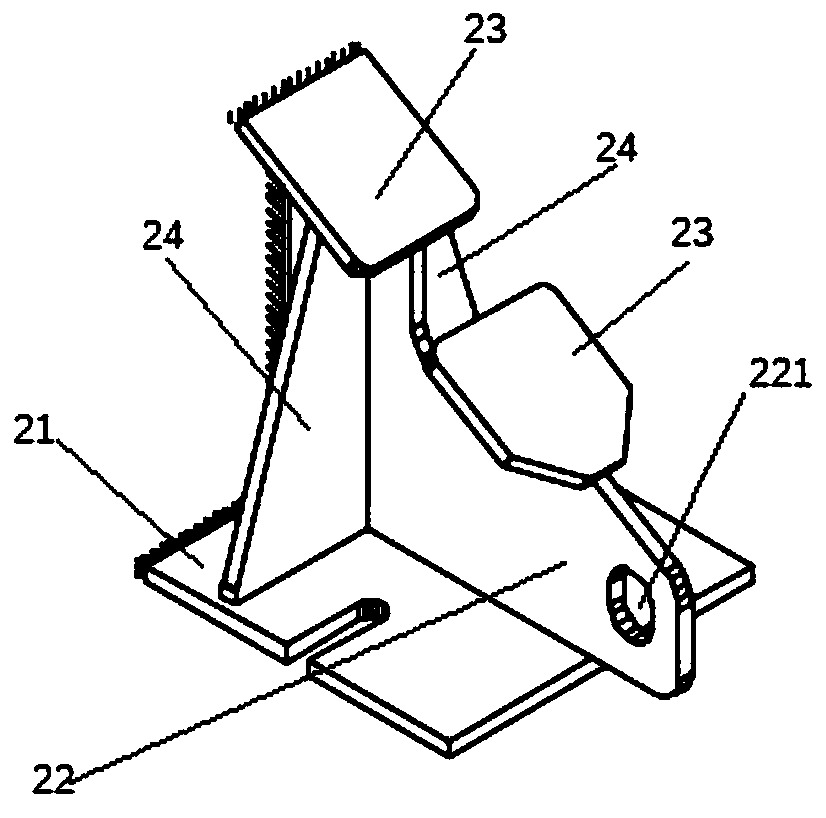 Auxiliary carrying structure for transverse bulkhead of ultra-large container ship