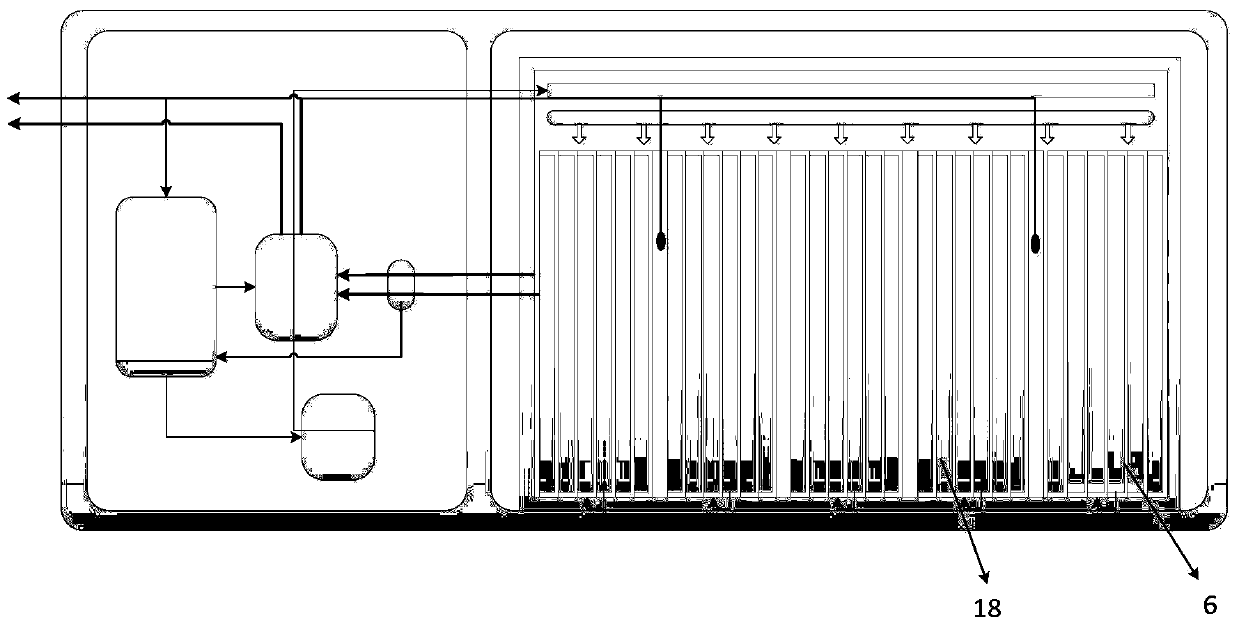 A lithium-ion battery module thermal balance management system