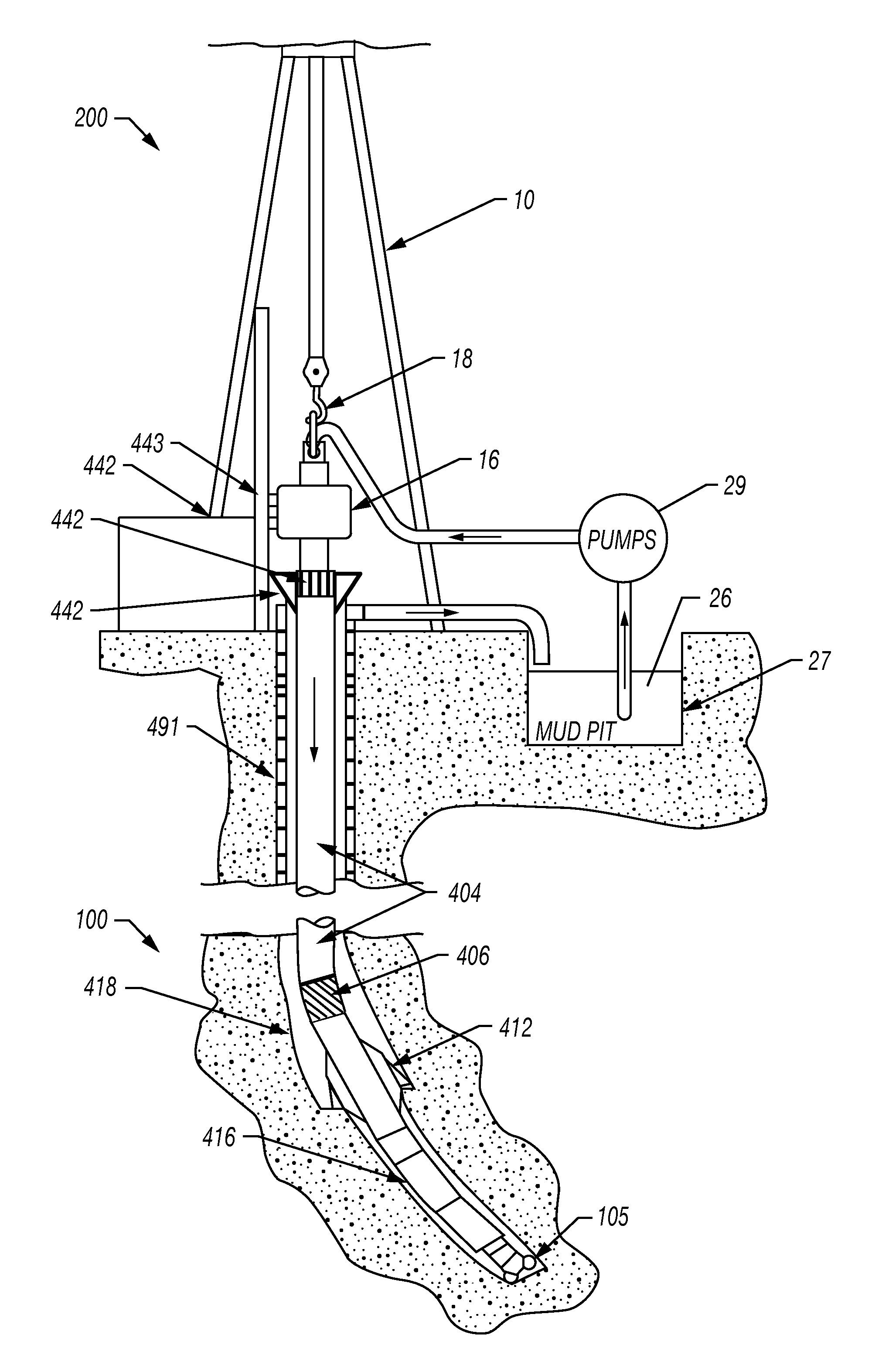 Casing Drilling Bottom Hole Assembly Having Wireless Power And Data Connection