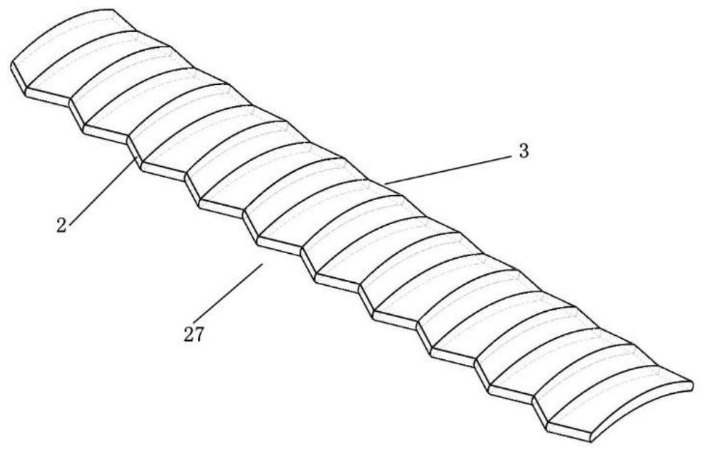 A cross-flow fan blade based on bionics