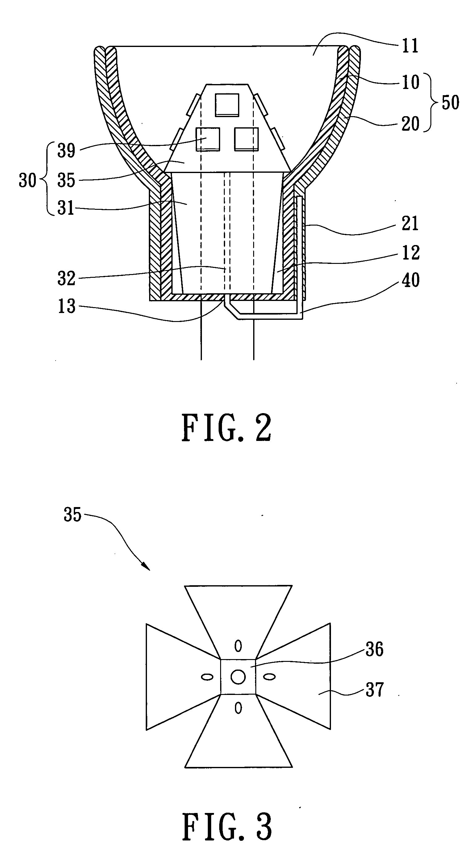 Led chip lamp apparatus