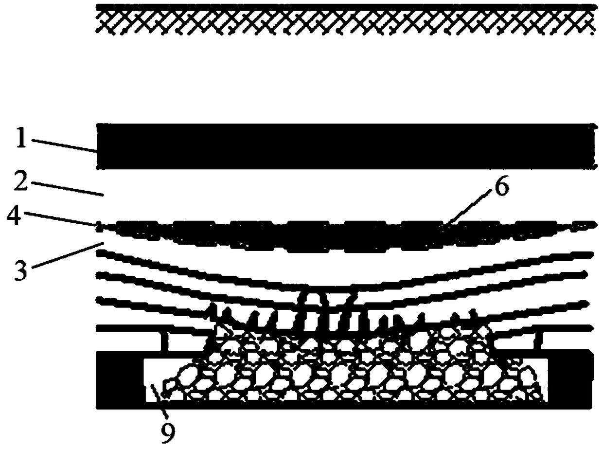 Method for treating water disaster in separation layer of mine