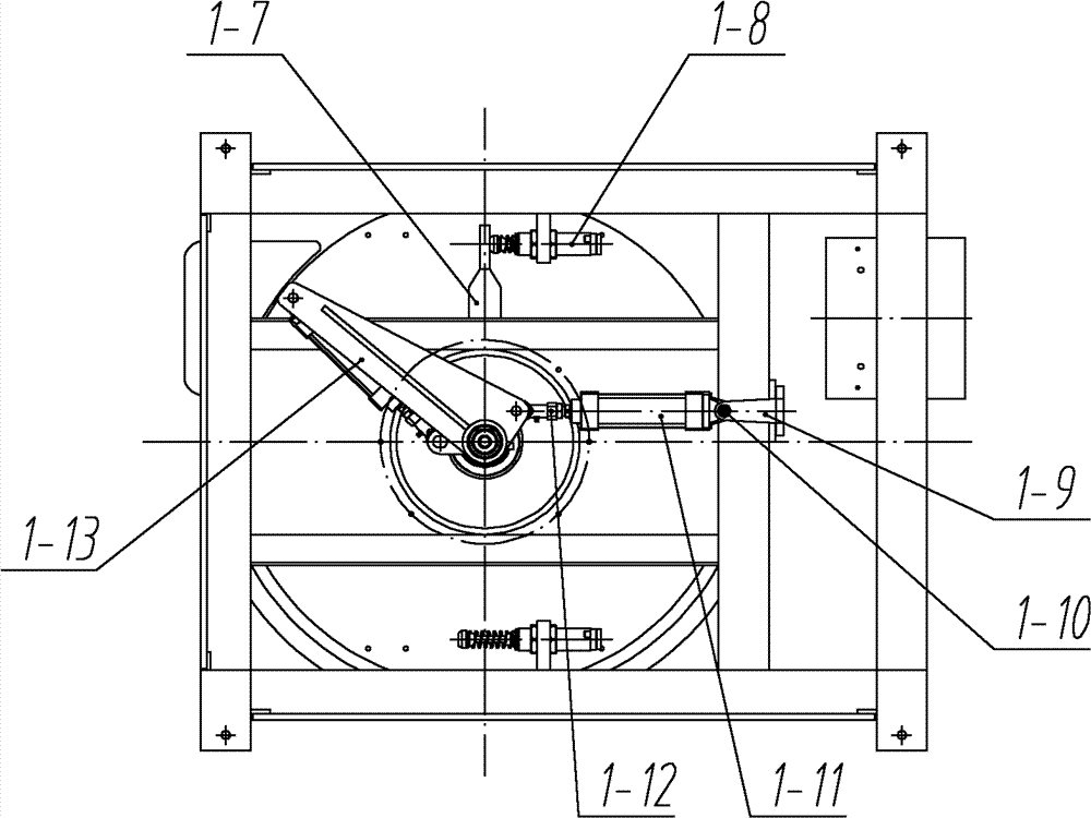 Automatic rotated bagging device