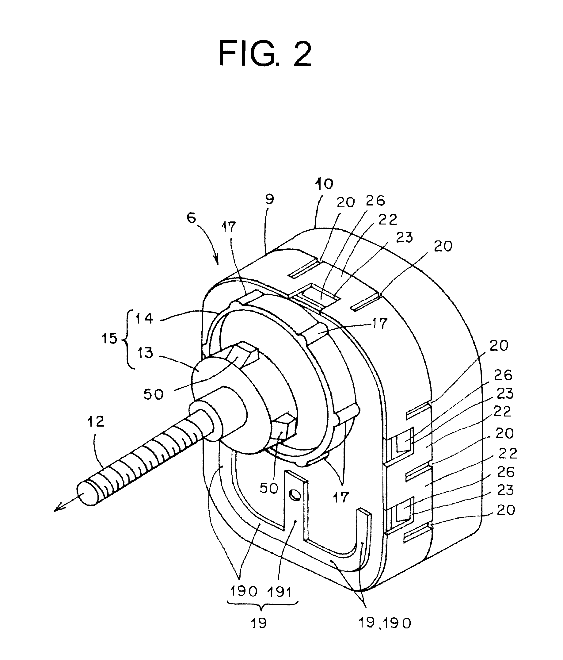Head lamp leveling device for vehicle