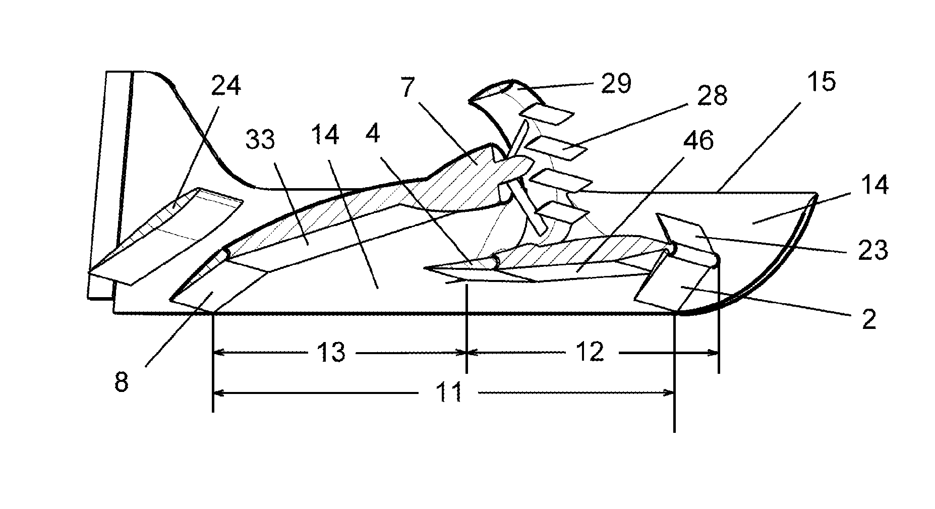 Method for comprehensively increasing aerodynamic and transport characteristics, a wing-in-ground-effect craft for carrying out said method (variants) and a method for realizing flight