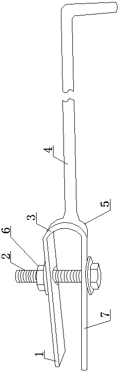 Fixing device for water stop belt for water conservancy engineering and water stop belt installing method