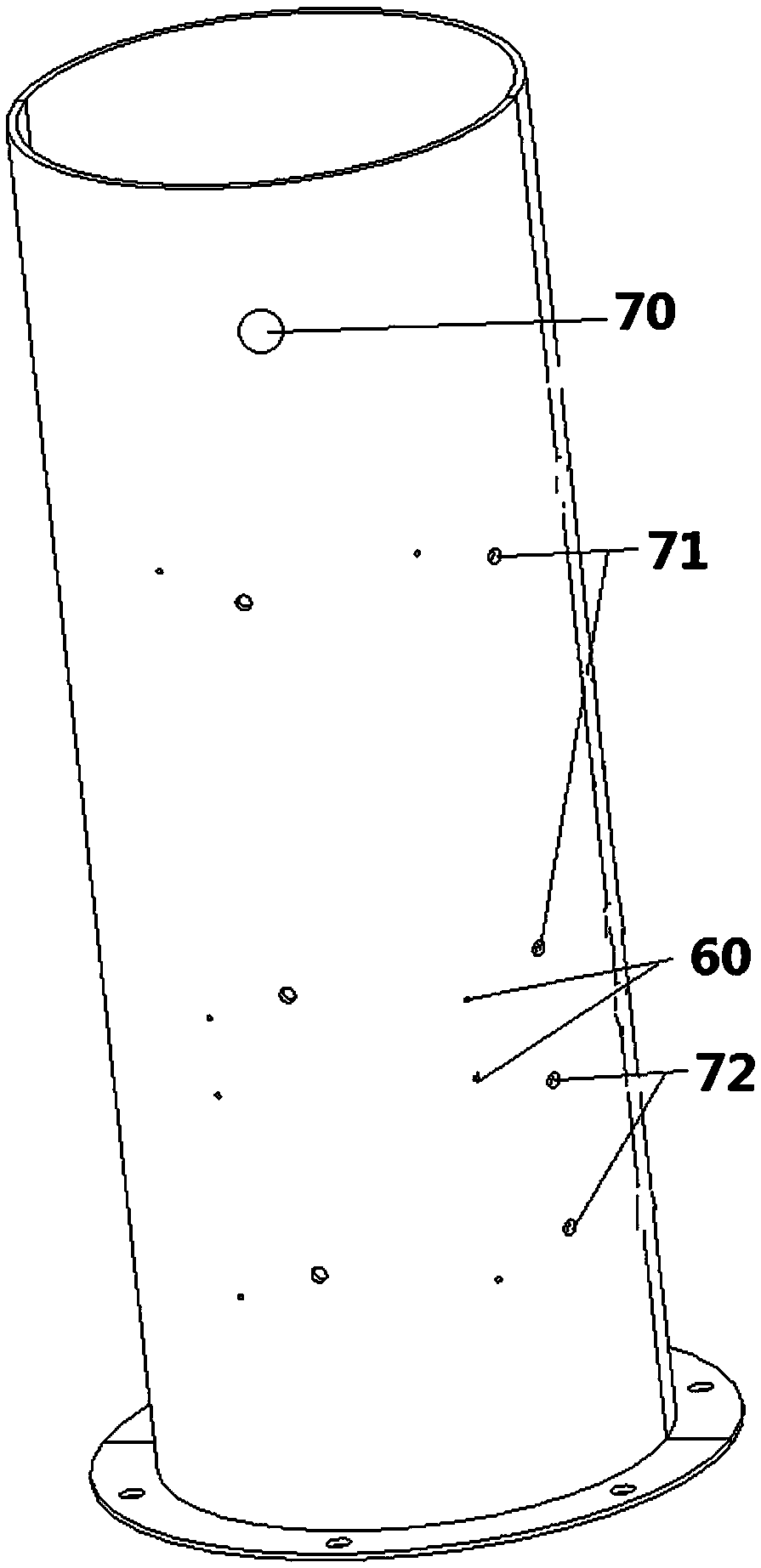 A suction type tartary buckwheat low-pressure grinding and shelling machine