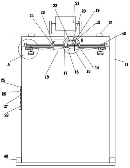 Elevator card swiping system capable of preventing cross infection