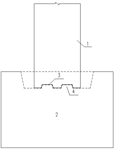 Prefabricated assembling bridge pier connecting device and construction method thereof