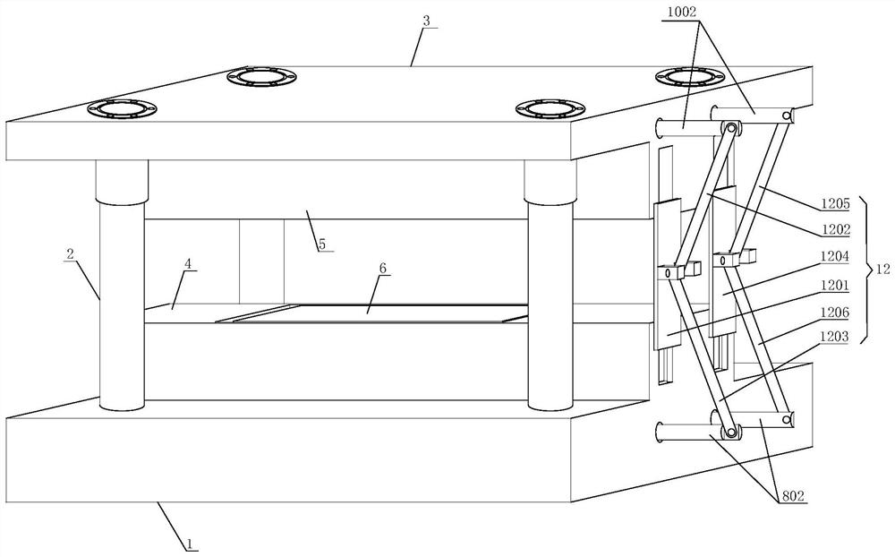 A stamping die for automobile sheet metal parts