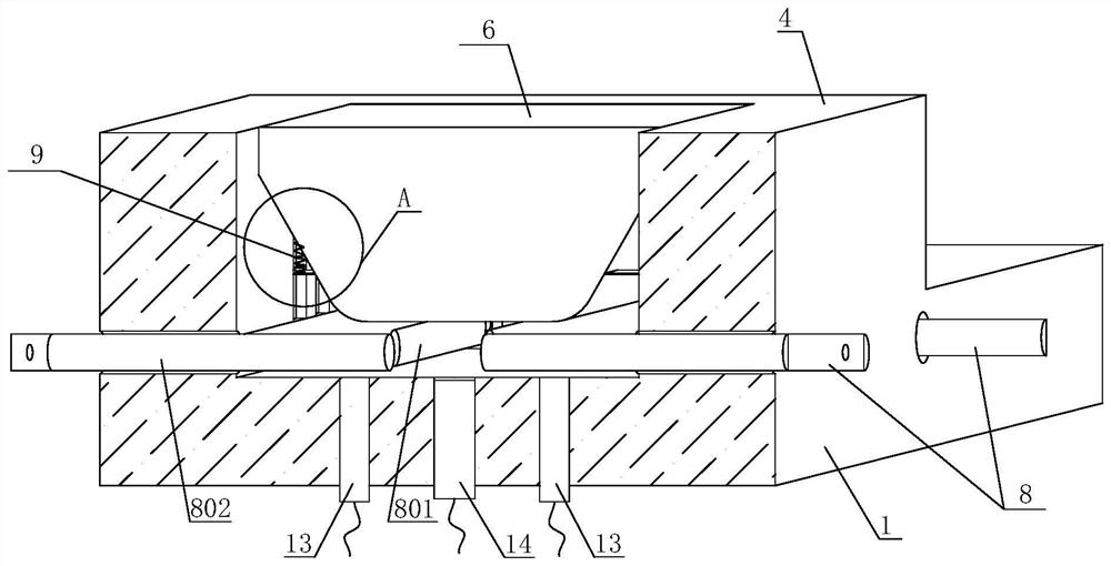 A stamping die for automobile sheet metal parts