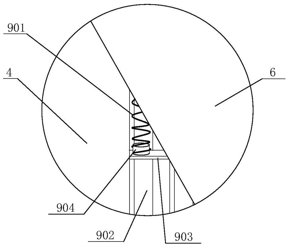 A stamping die for automobile sheet metal parts