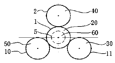 Pipe robot three-axis differential mechanism