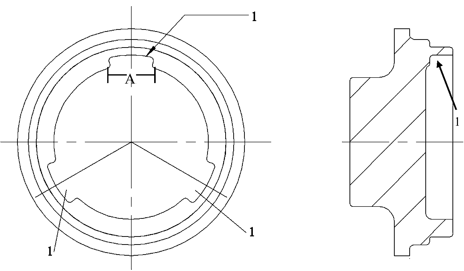 Method for manufacturing automobile transmission limiting ring