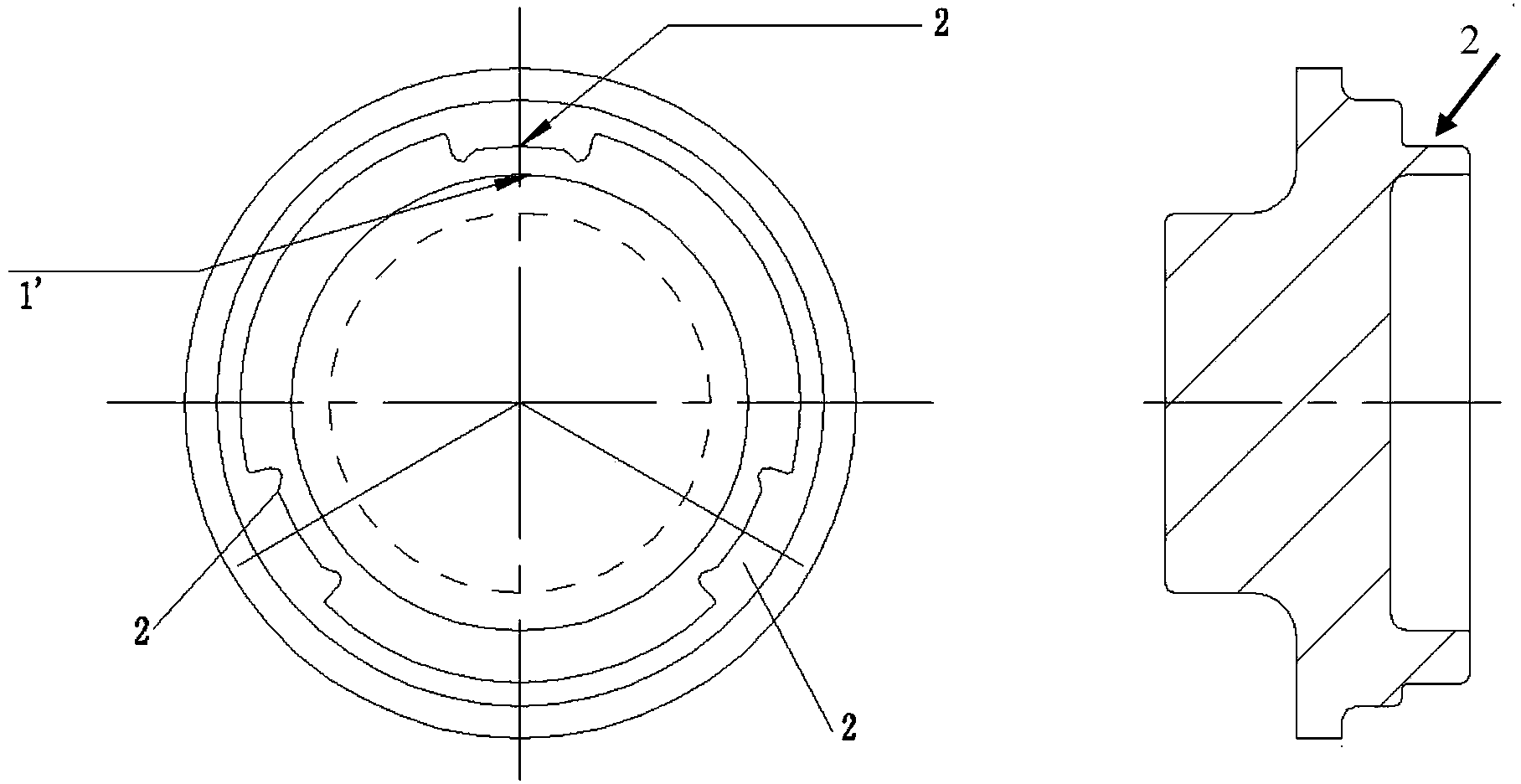 Method for manufacturing automobile transmission limiting ring