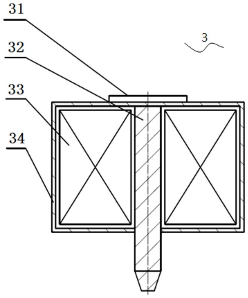 Electromagnetic semiconductor substrate thinning method and device based on linear motor platform