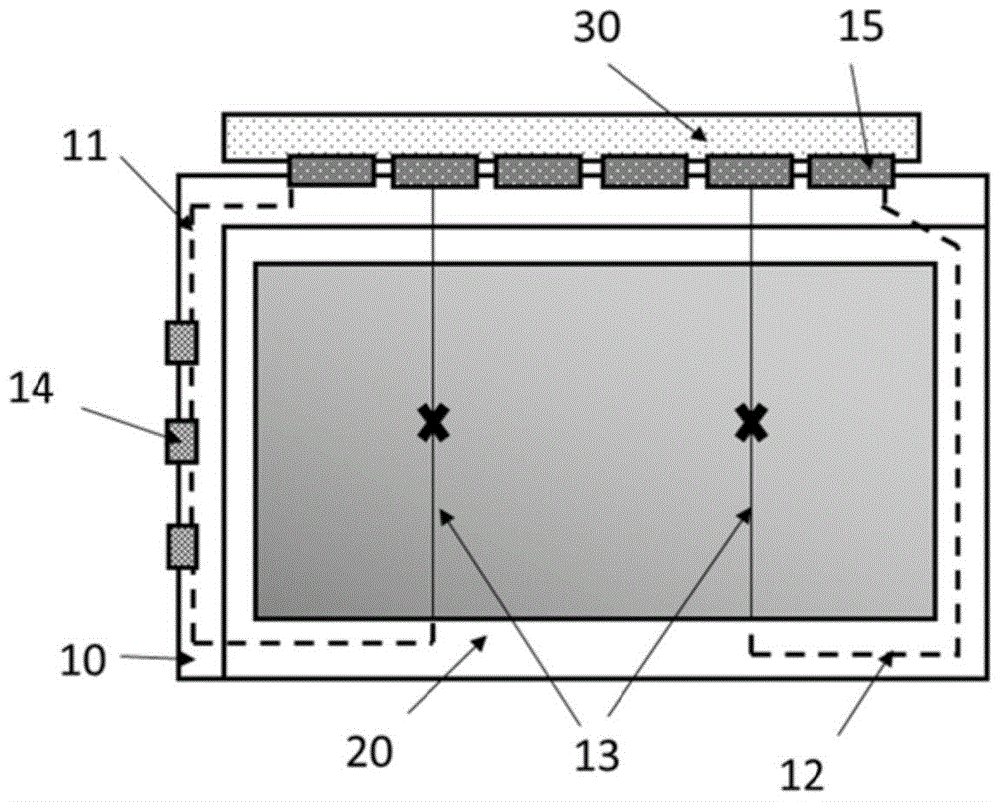 A liquid crystal display panel with repair line structure