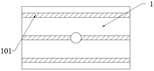 Puncture needle positioning device for B-type ultrasonic examination