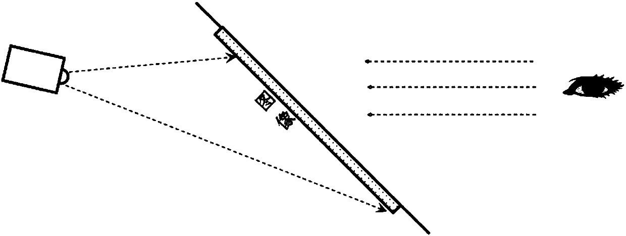 Method for using vehicle projection film