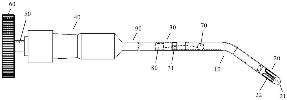 Angle-adjustable cardiac ventricle catheter for cardiovascular intervention pump