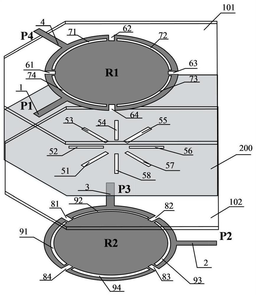Novel dual-passband filter coupler adopting double-layer slotted circular patch