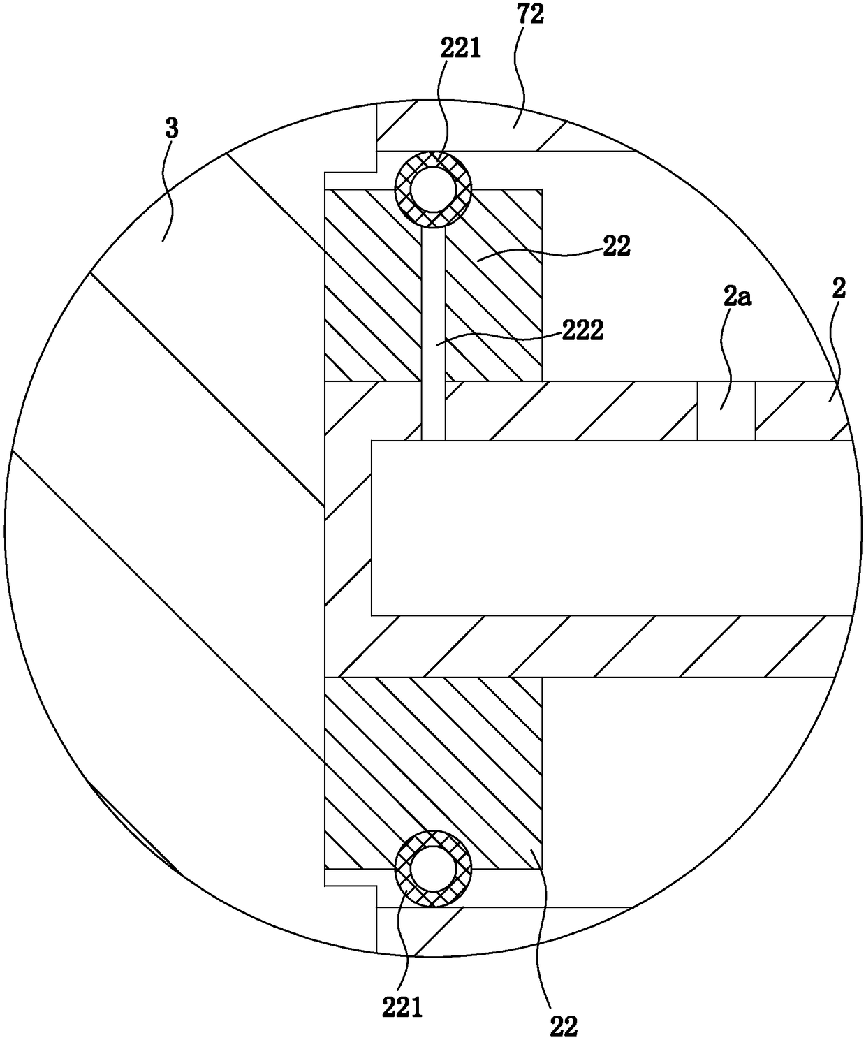 A pressure-holding detection device