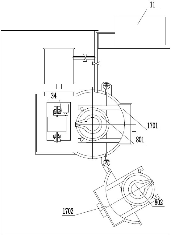 Intelligent vacuum melting and rapid hardening equipment and manufacturing method of rapid hardening alloy