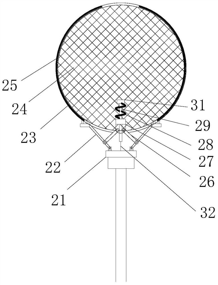 A garbage pickup device for river management