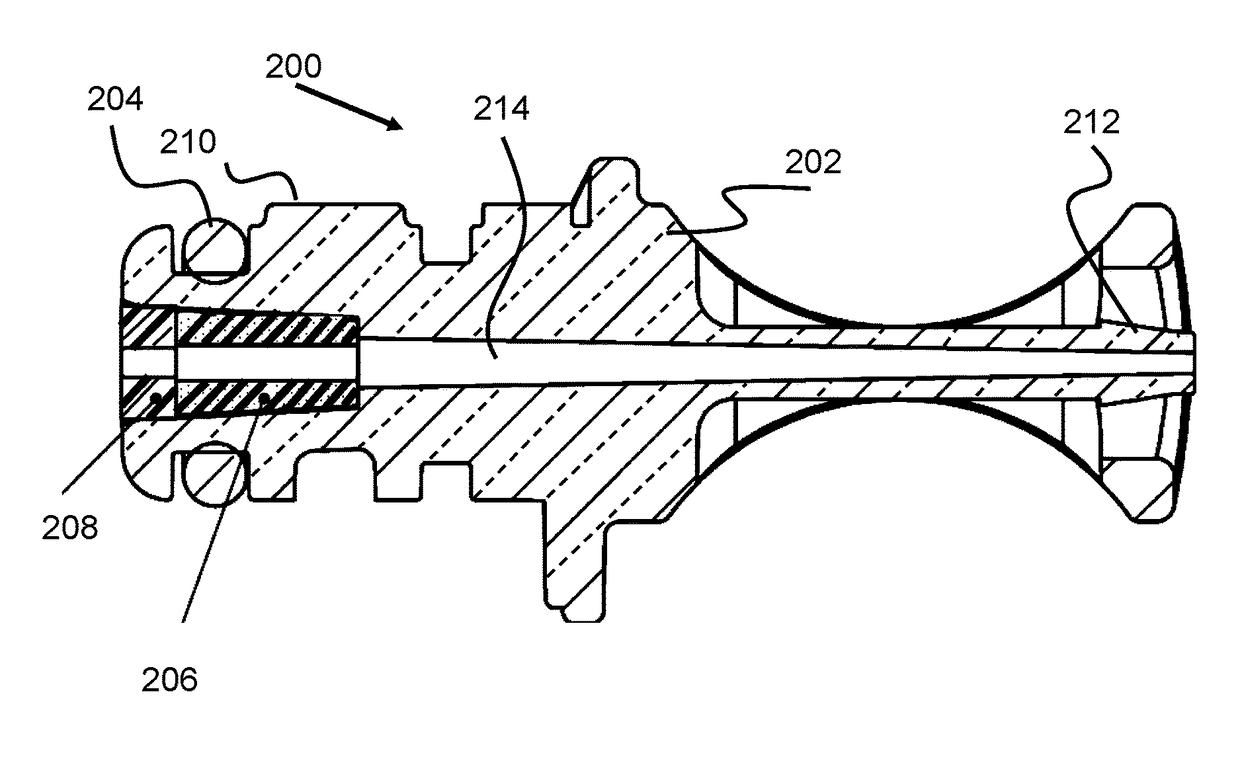 Air line protection coupling for a catheter