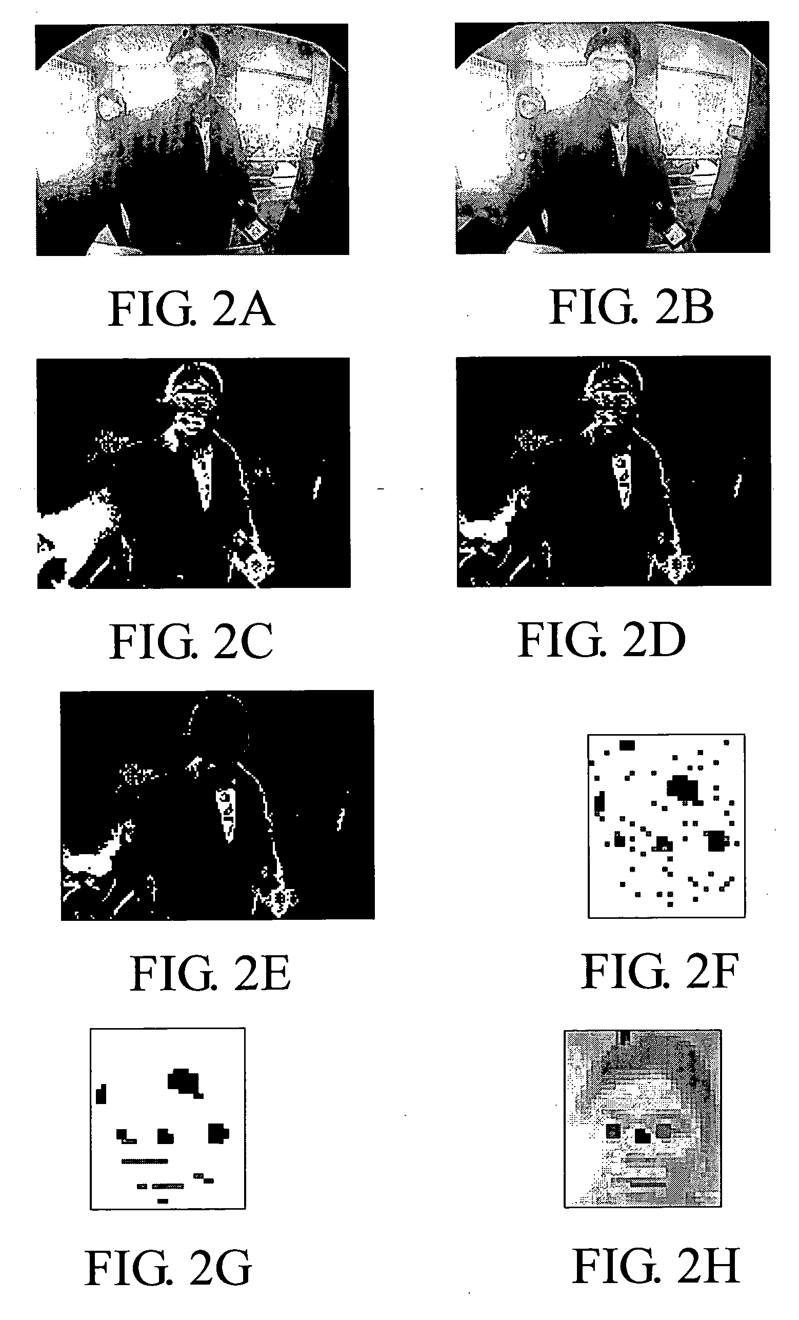 Facial features based human face recognition method