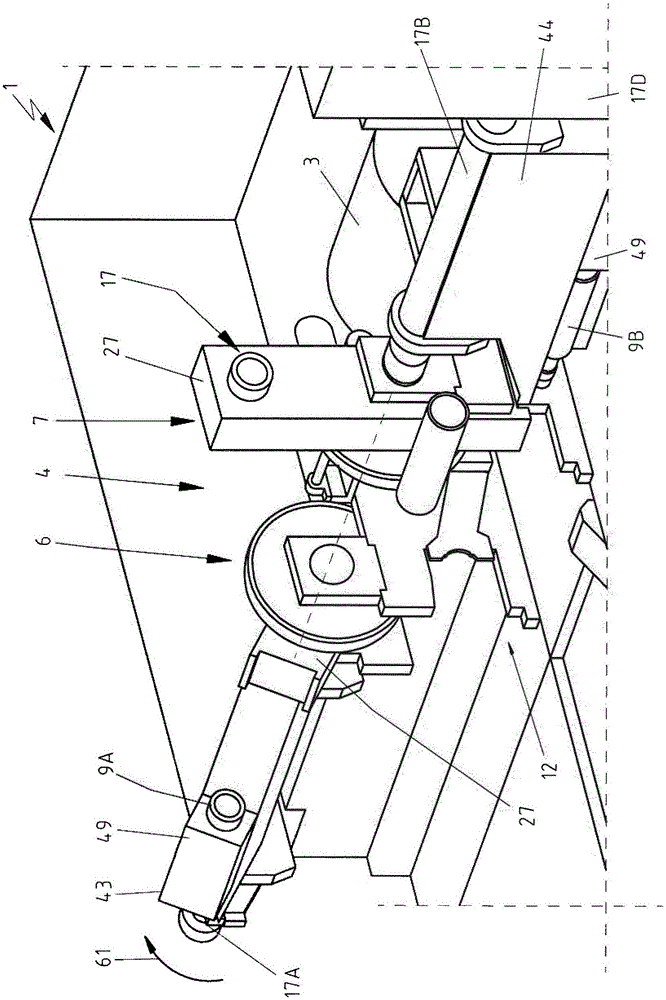 Device and method for winding a strip material
