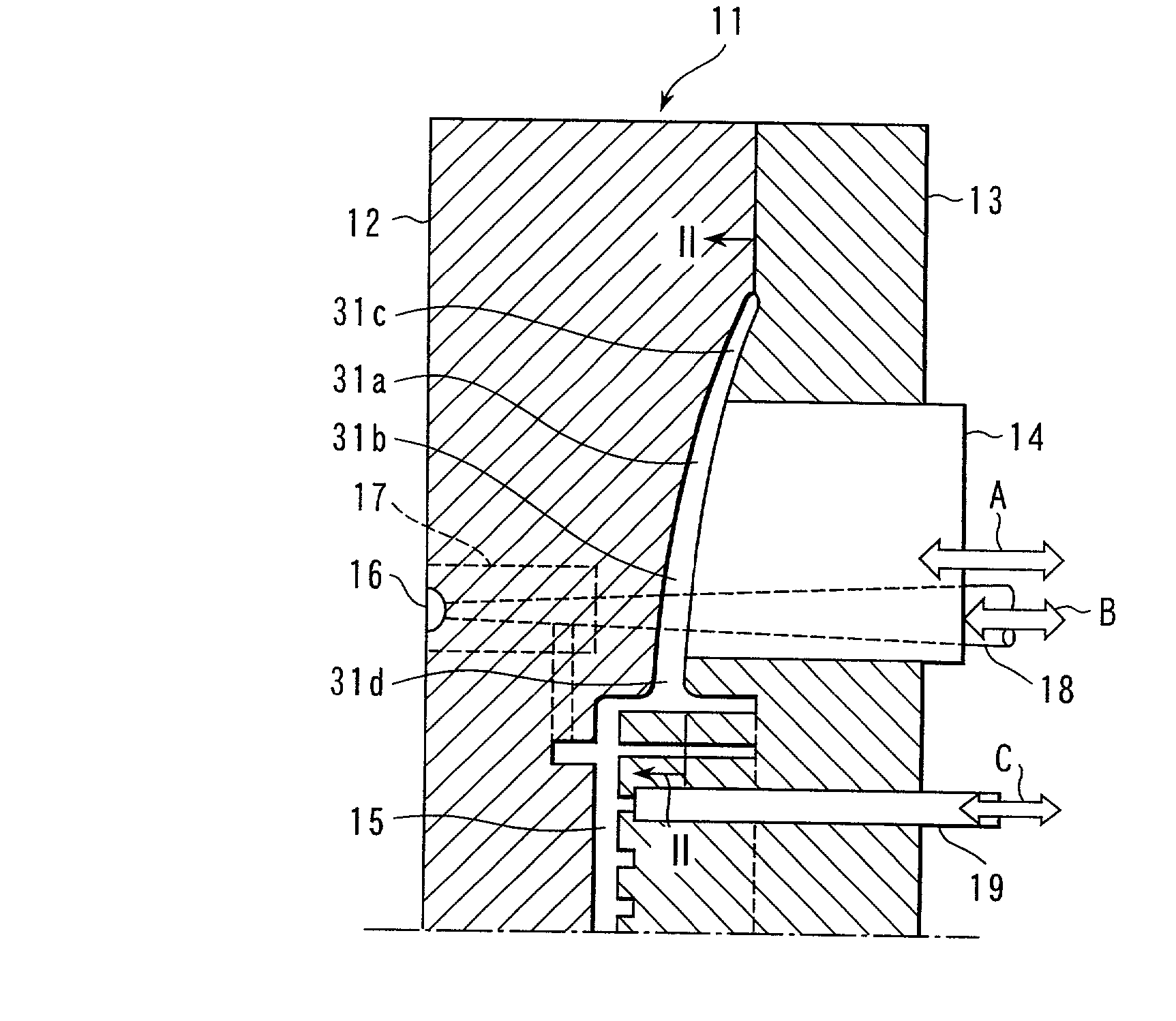 Method for injection-molding a propeller fan