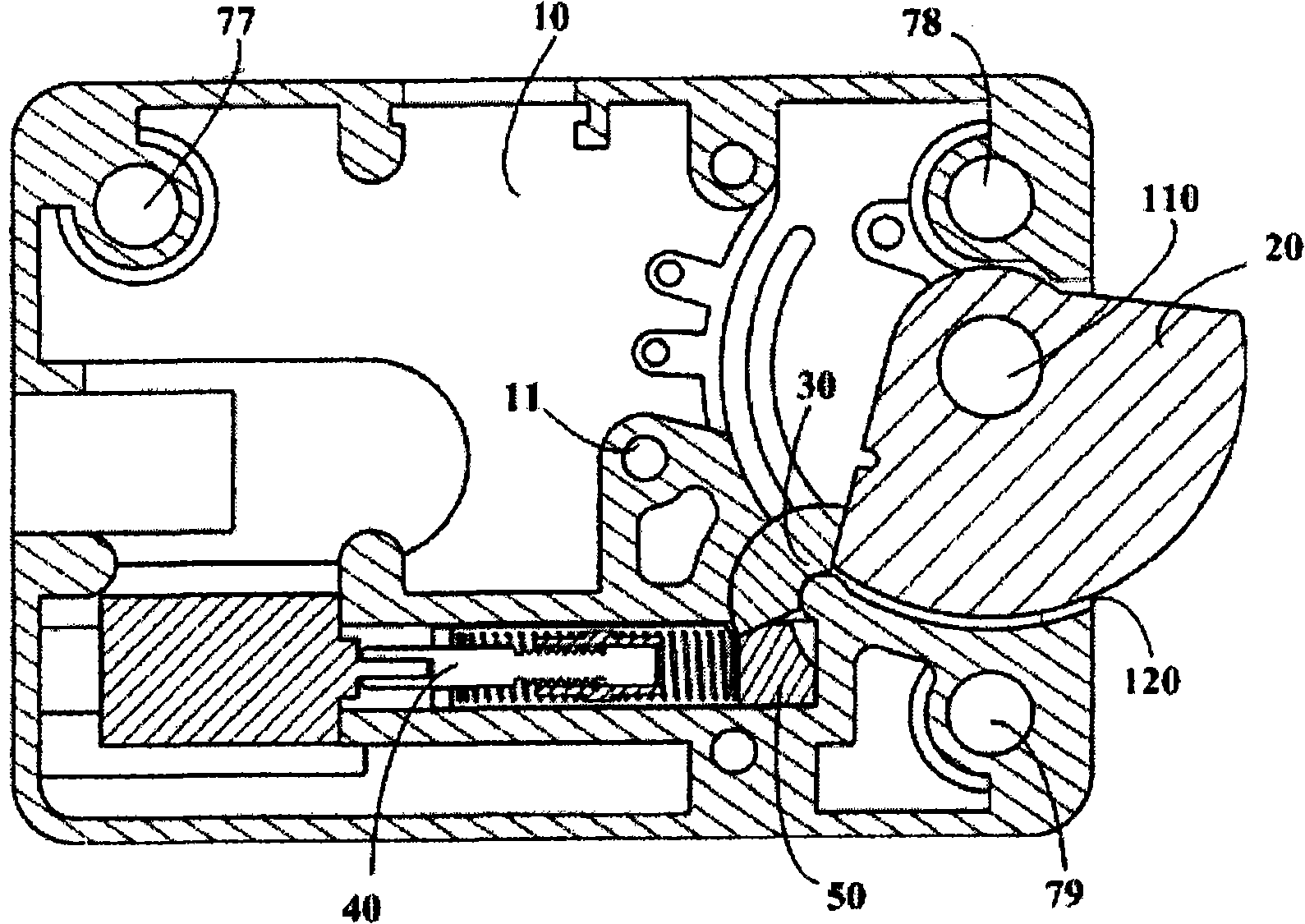 Electric device for cam lock