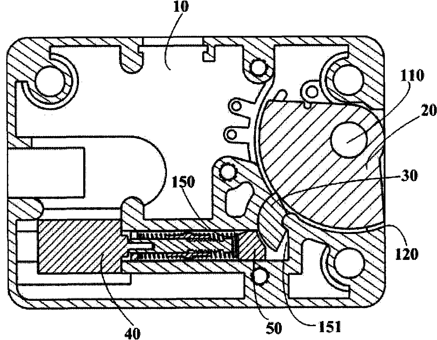 Electric device for cam lock