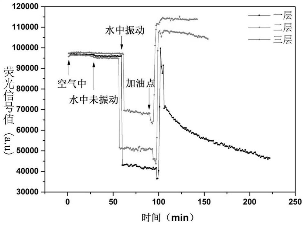 Oil stain online monitoring method and device based on hydrophobic oil absorption material