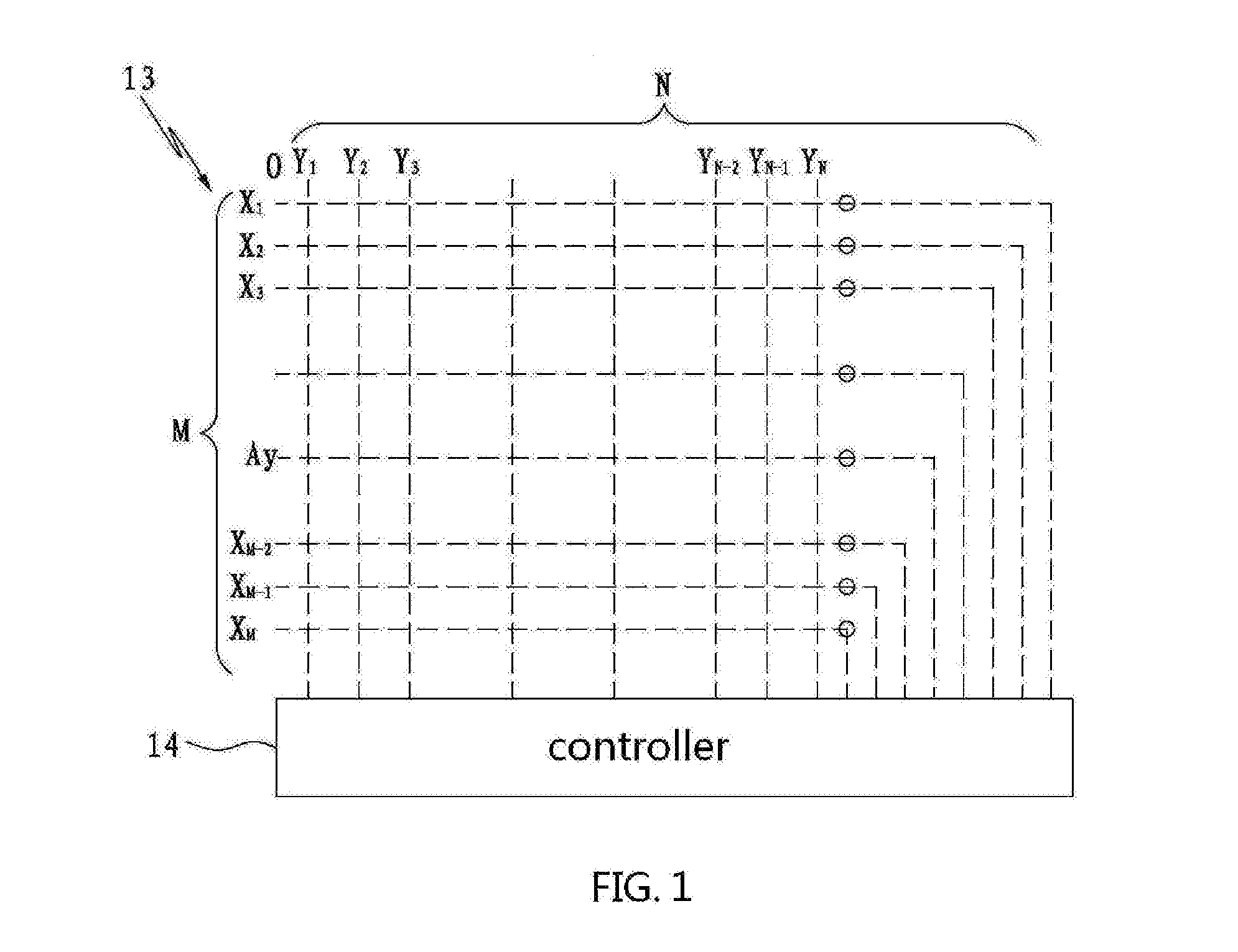 Method for Scanning Projective Capacitive Touch Panel, Storage Medium and Apparatus for Scanning Projective Capacitive Touch Panel