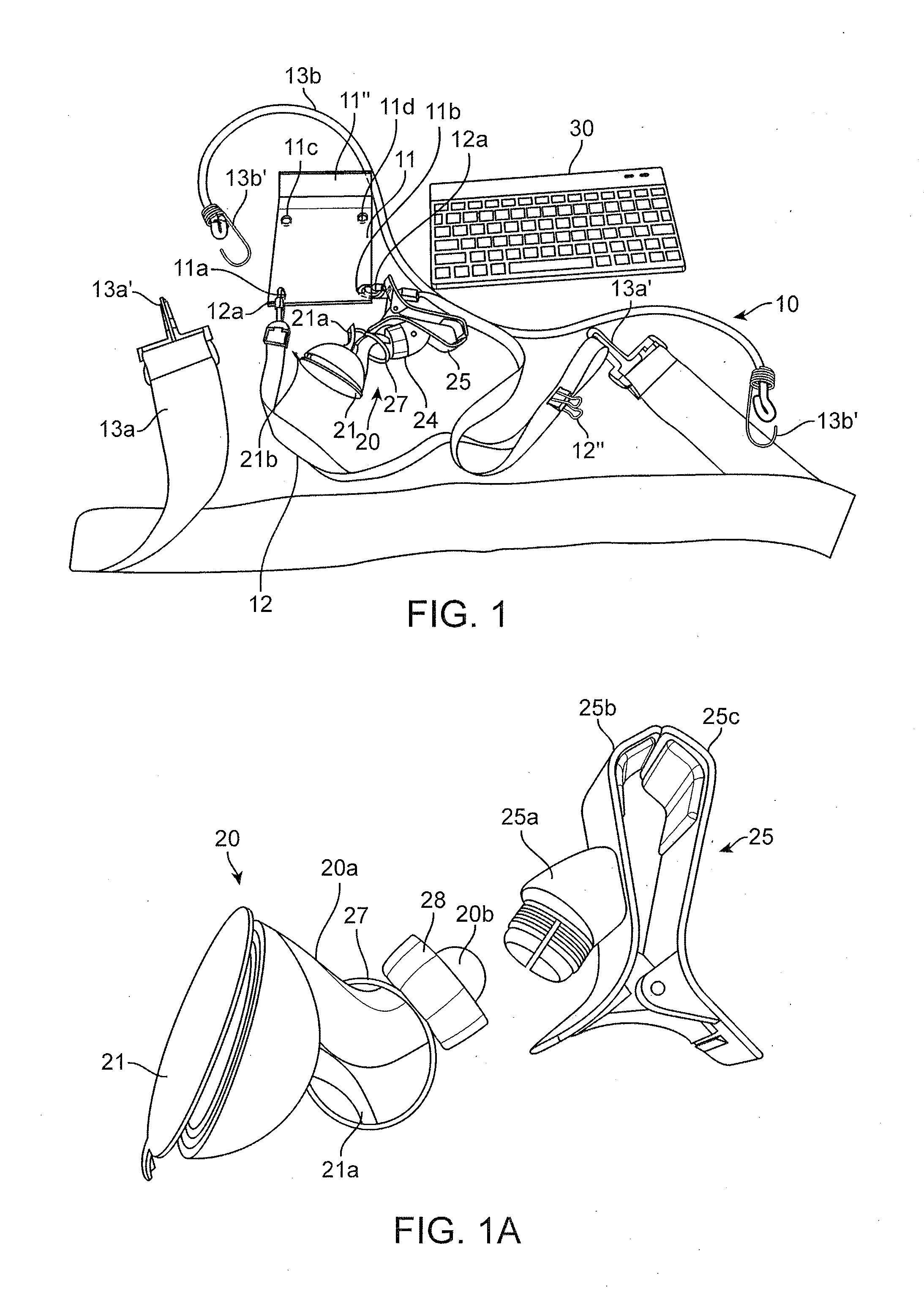 Wearable cell phone holder viewer and mobile computer system