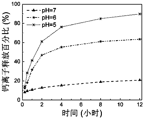 Biocompatible alkaline-earth metal peroxide nano preparation as well as preparation method and application thereof