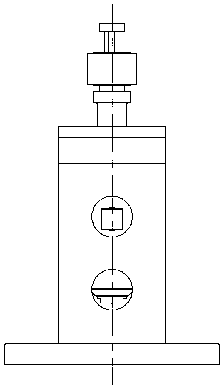 Axial ultrasonic auxiliary pressing device and pressing method