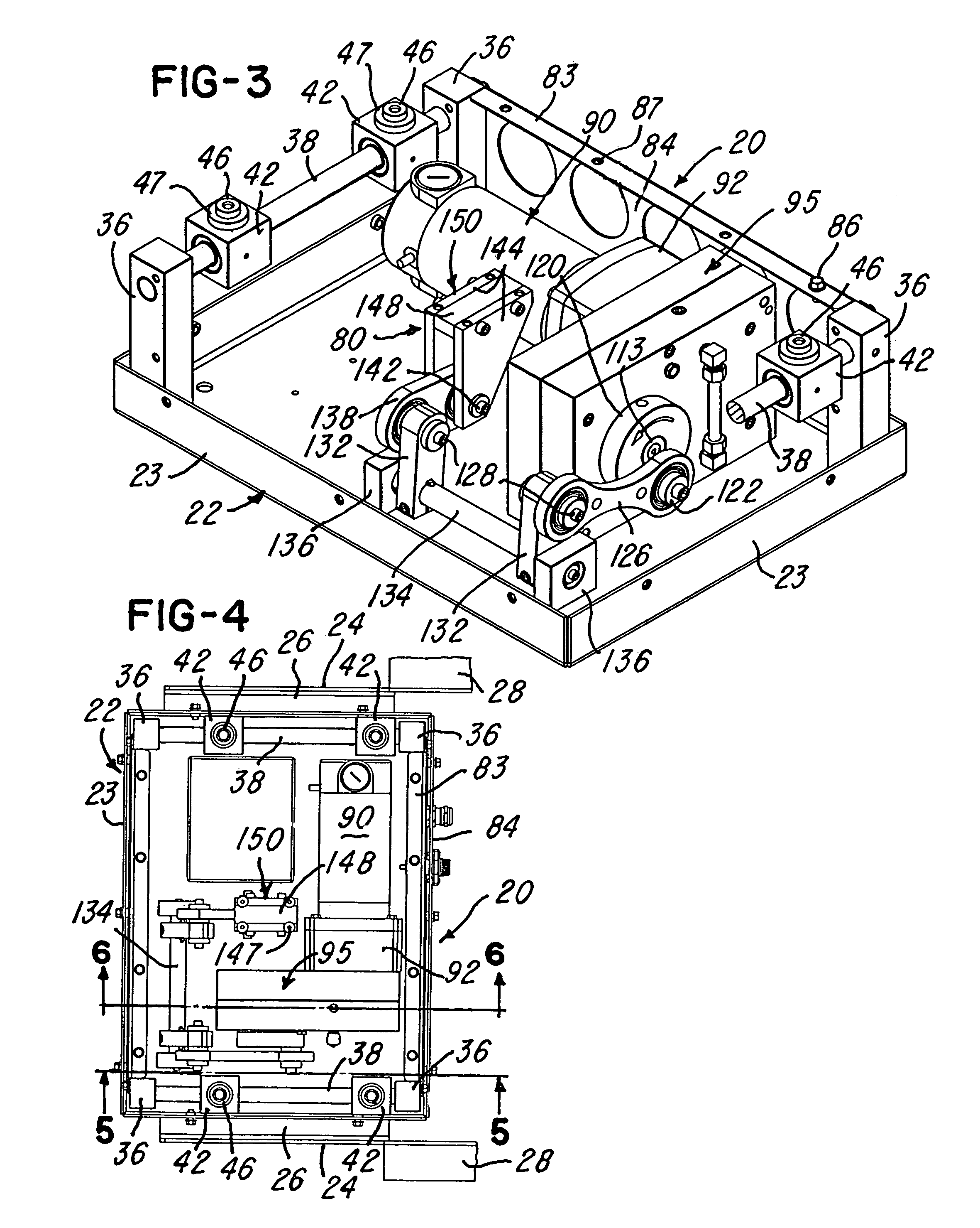 Shaker conveyor with elliptical gear drive system