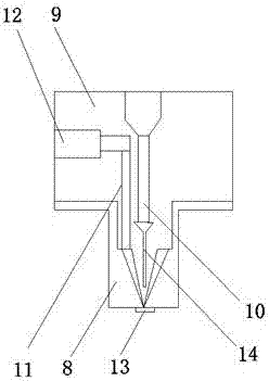 High-efficiency workpiece cleaning device