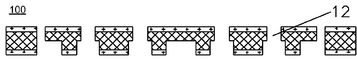 Pre-encapsulated etching-then-plating lead frame structure with island and method for manufacturing the same