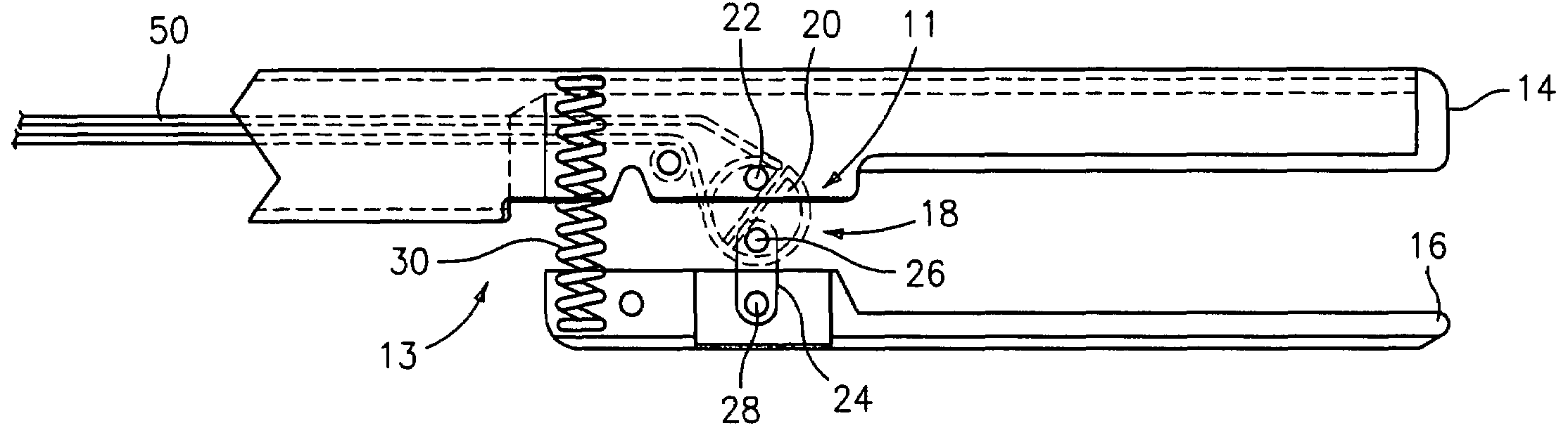 Closing assemblies for clamping device