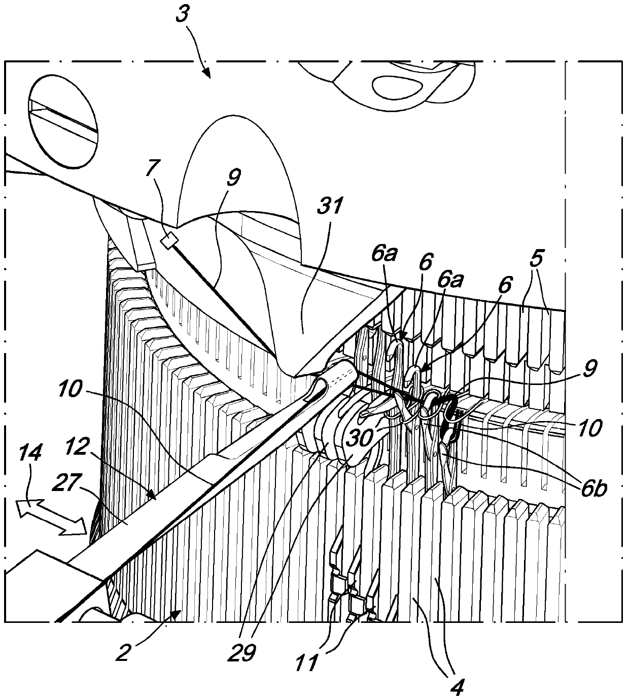 Circular hosiery knitting machines, especially double-cylinder knitting machines, for yarn guides in plated knitting