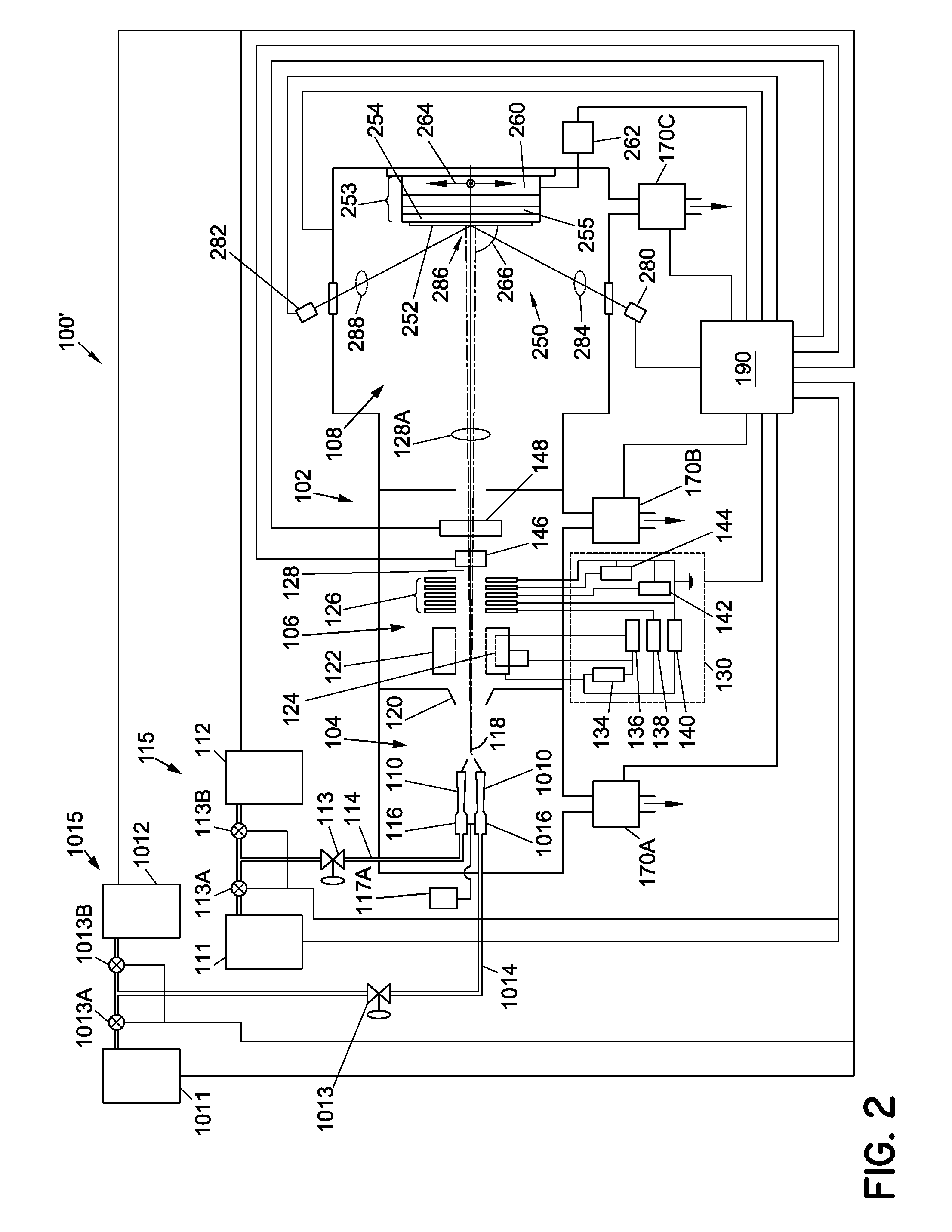 Gas cluster ion beam system with cleaning apparatus